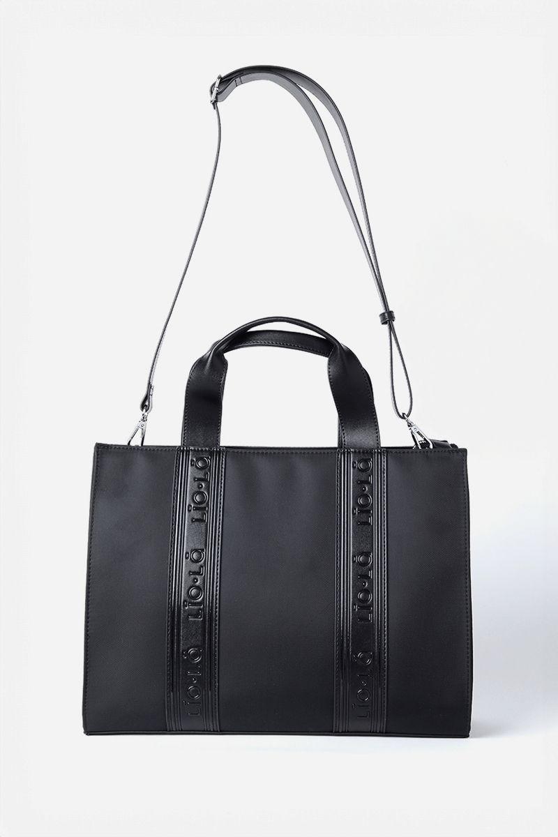 Bolso Tela, Para Laptop, Multifuncional, Negro Liola-3
