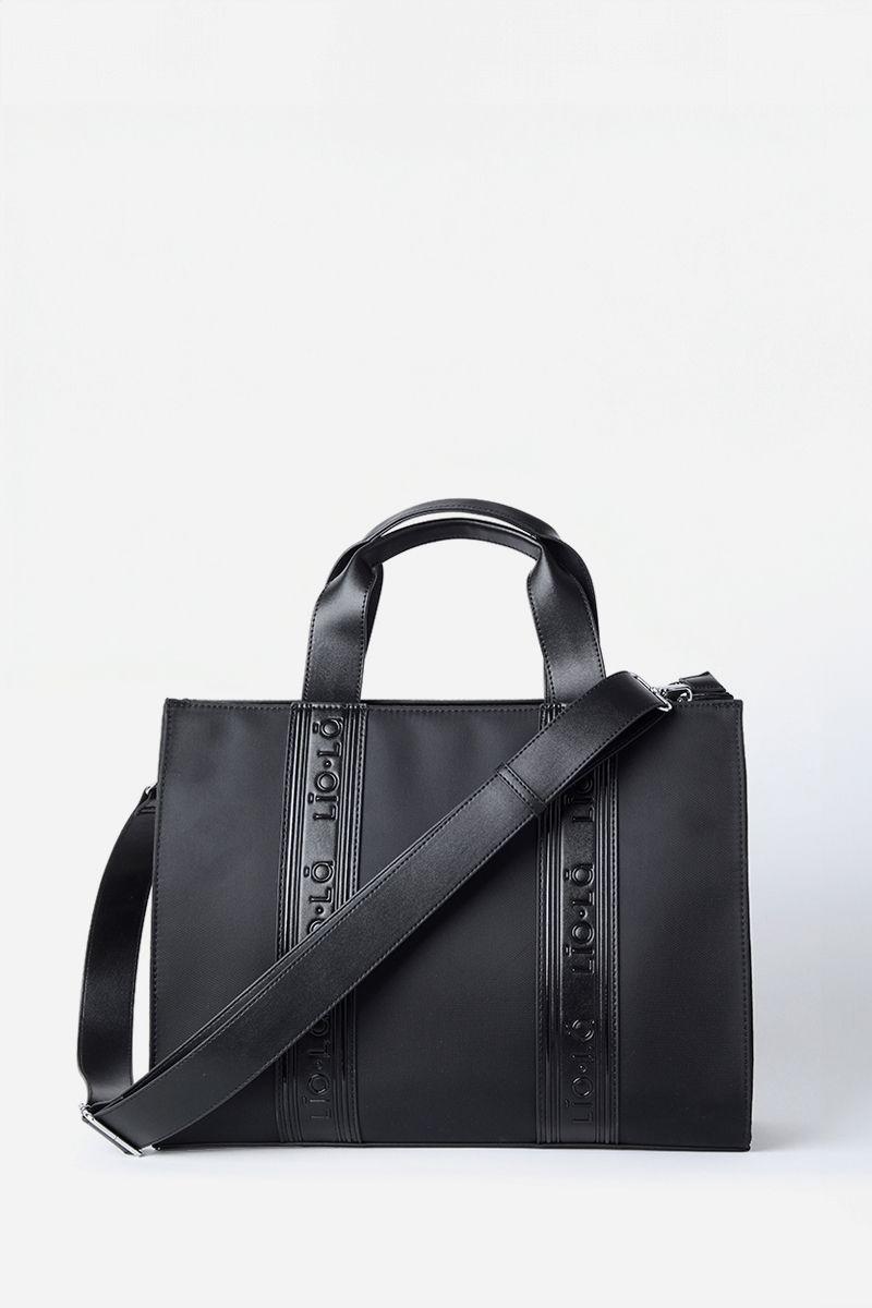 Bolso Tela, Para Laptop, Multifuncional, Negro Liola-4