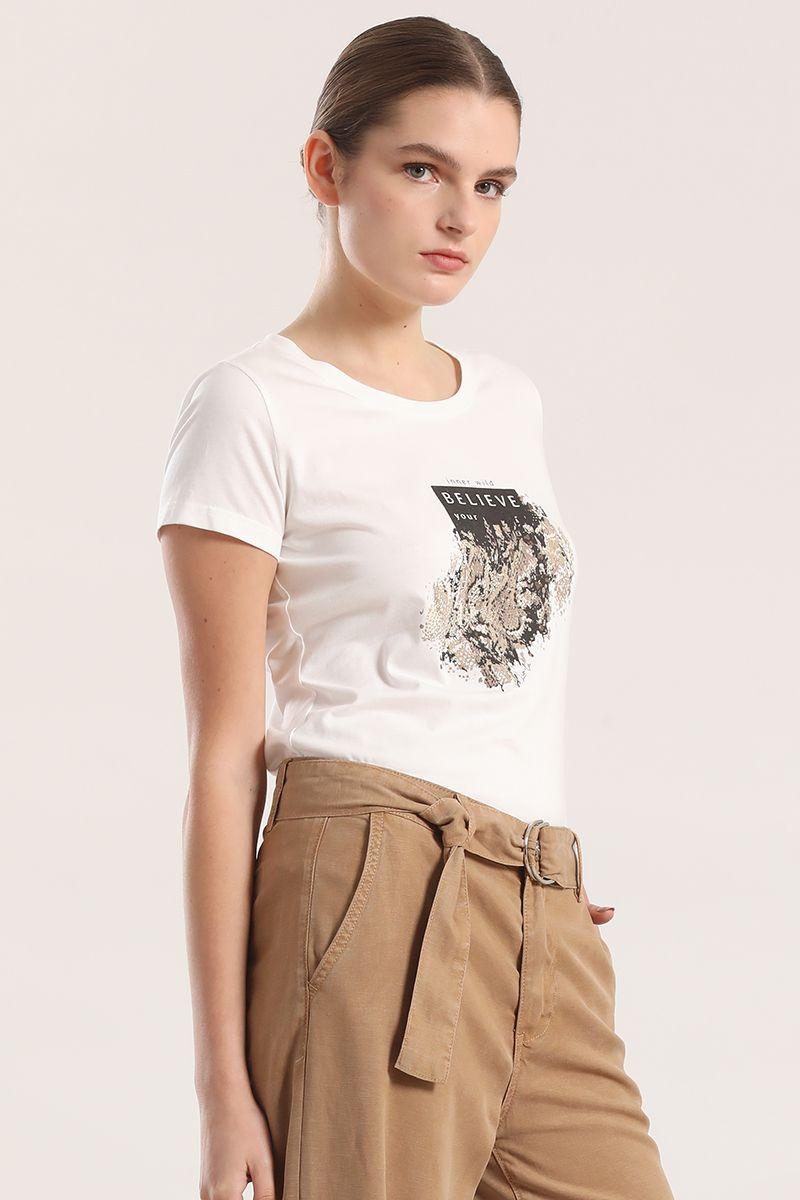 Polera algodon piton mujer Liola crudo-2