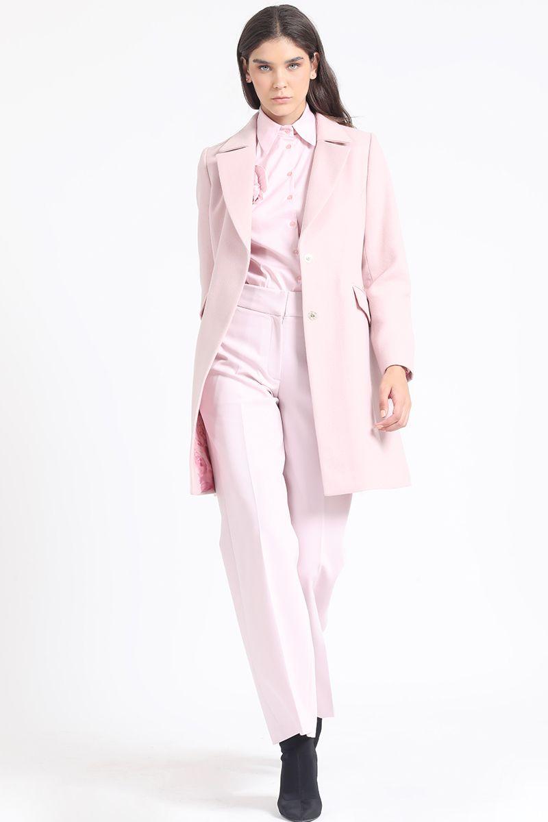 Camisa Poplin Algodón, Aplicación Flor, Rosa Liola-1