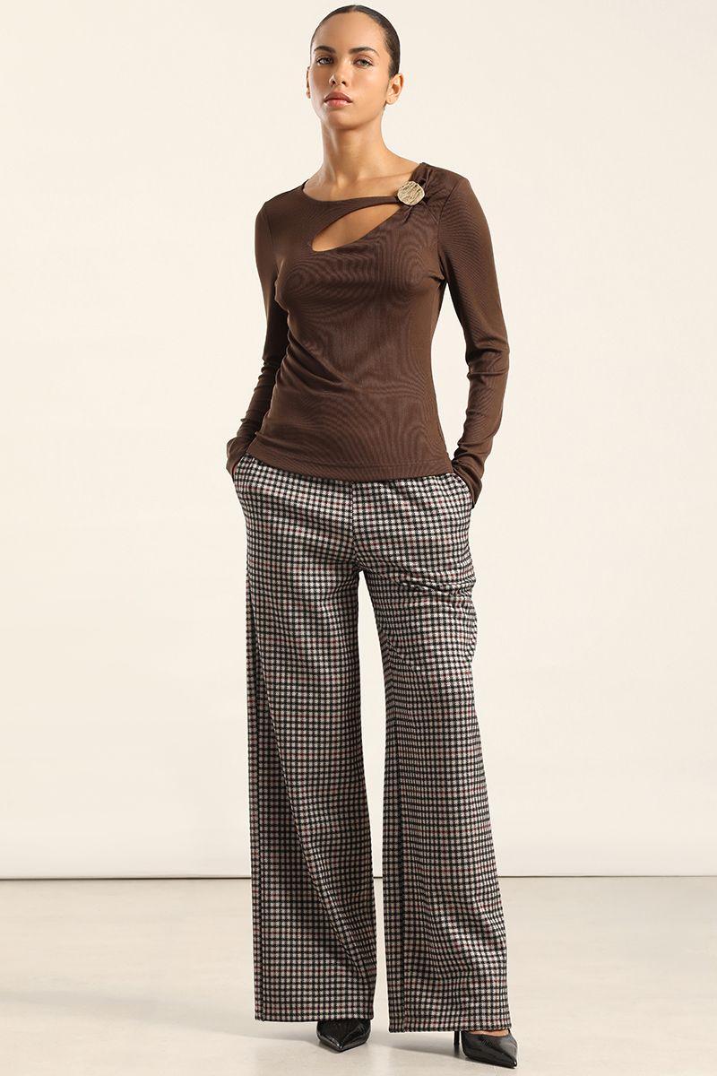 Top Herraje Metal, Cut Out, Chocolate Liola-0