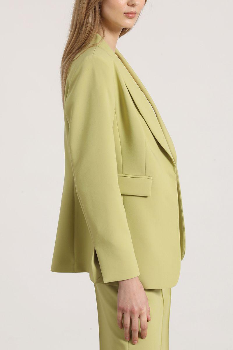 Blazer entallado smoking Liola mujer pistacho-5