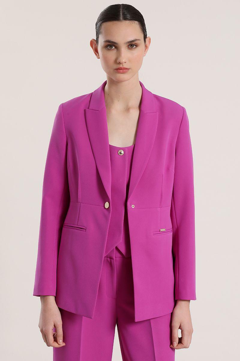 Blazer entallado Liola mujer violeta-0