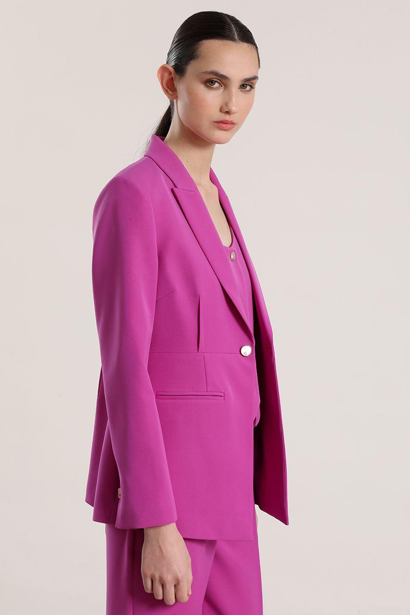 Blazer entallado Liola mujer violeta-2