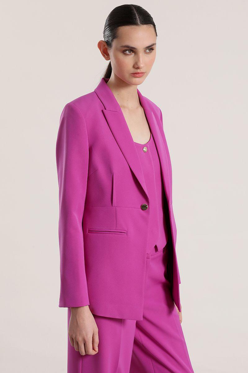 Blazer entallado Liola mujer violeta-4