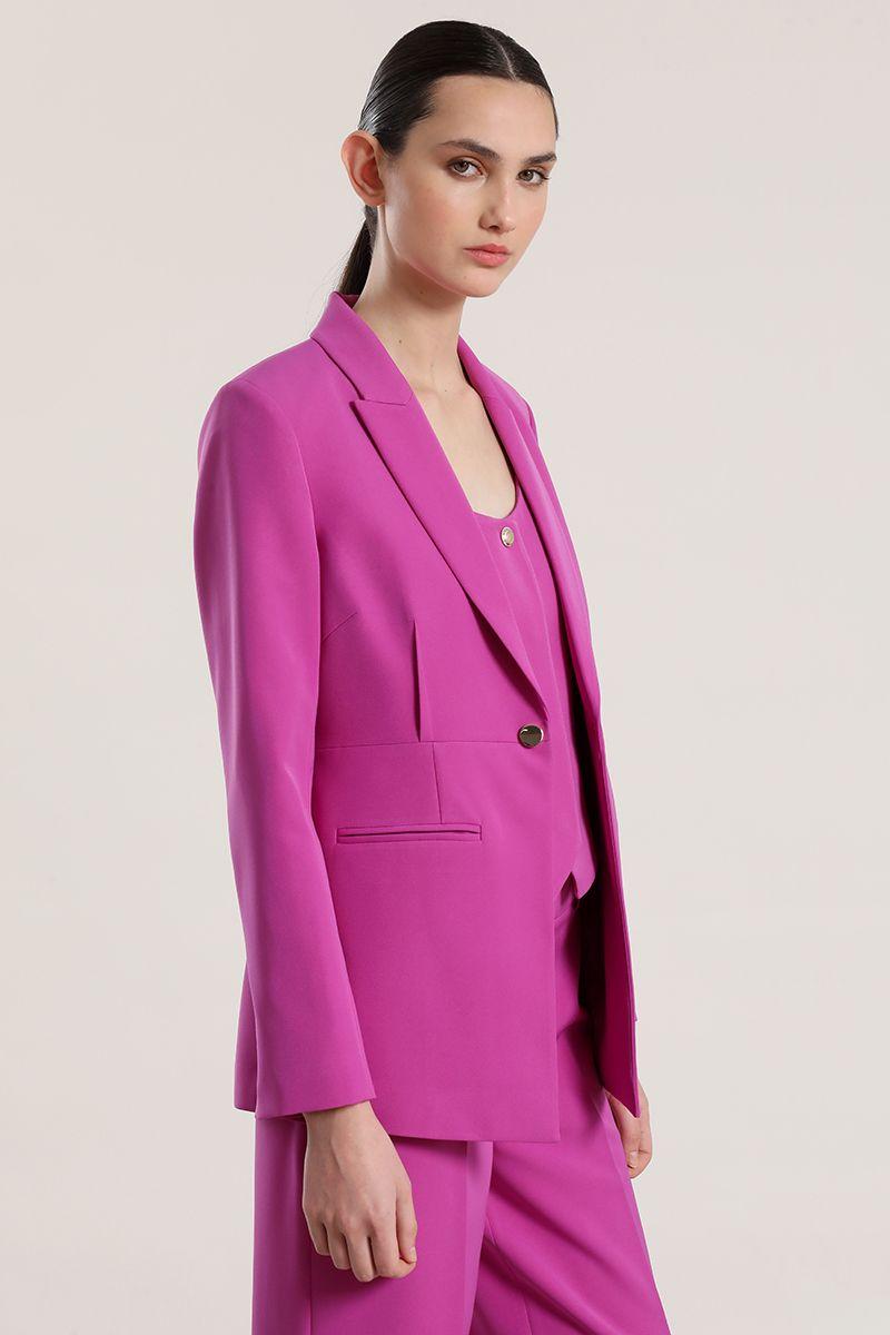 Blazer entallado Liola mujer violeta-6