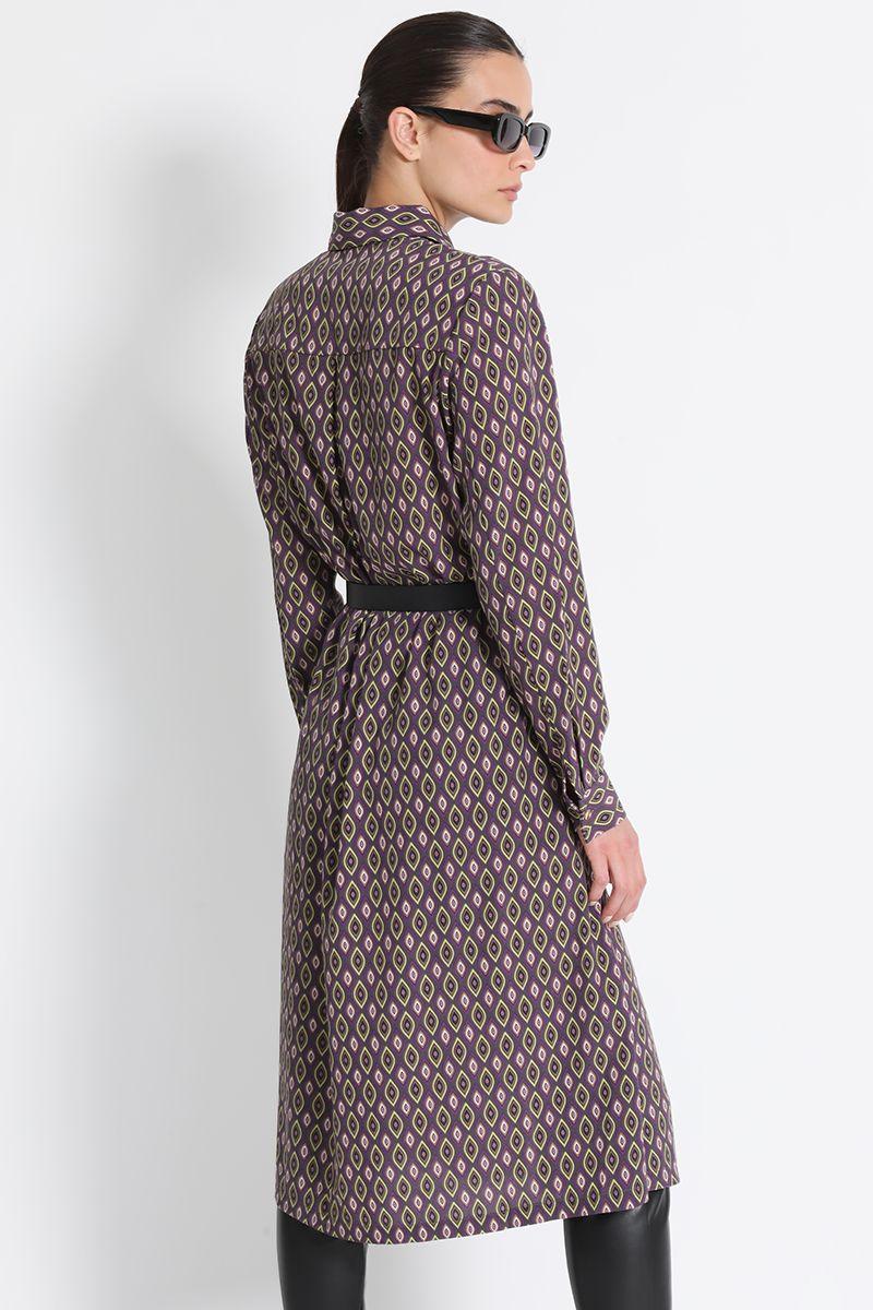 Vestido Camisero Midi Estampado Liola-3