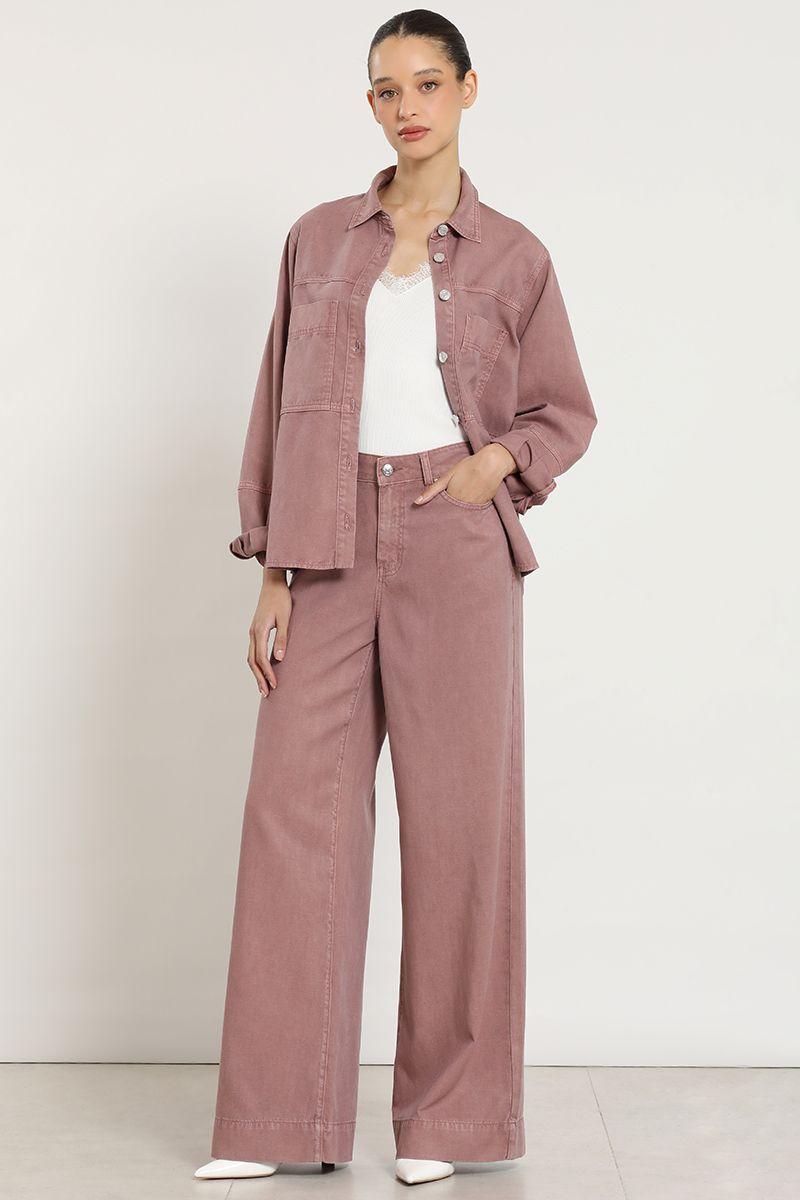 Chaqueta lyocell lino, rubor Liola-1