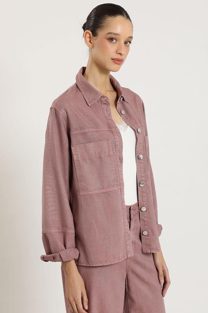 Chaqueta lyocell lino, rubor Liola-2