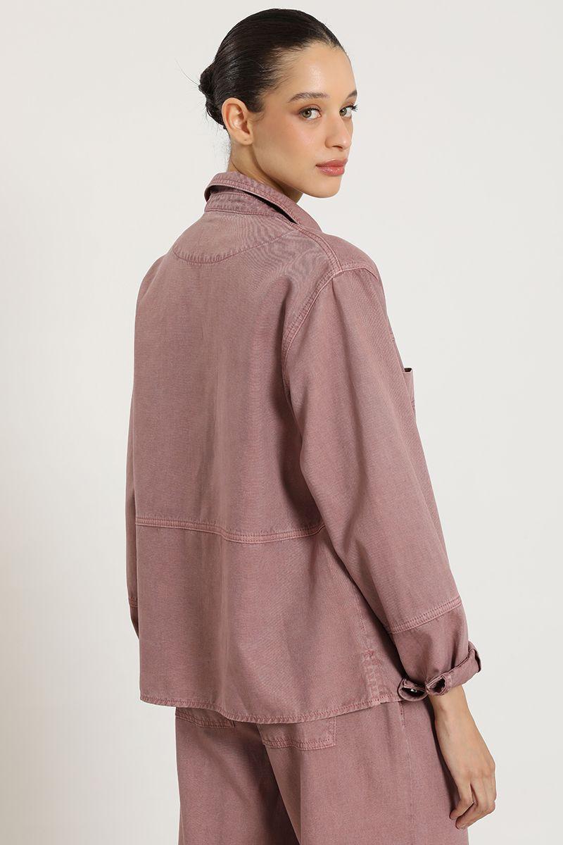 Chaqueta lyocell lino, rubor Liola-5