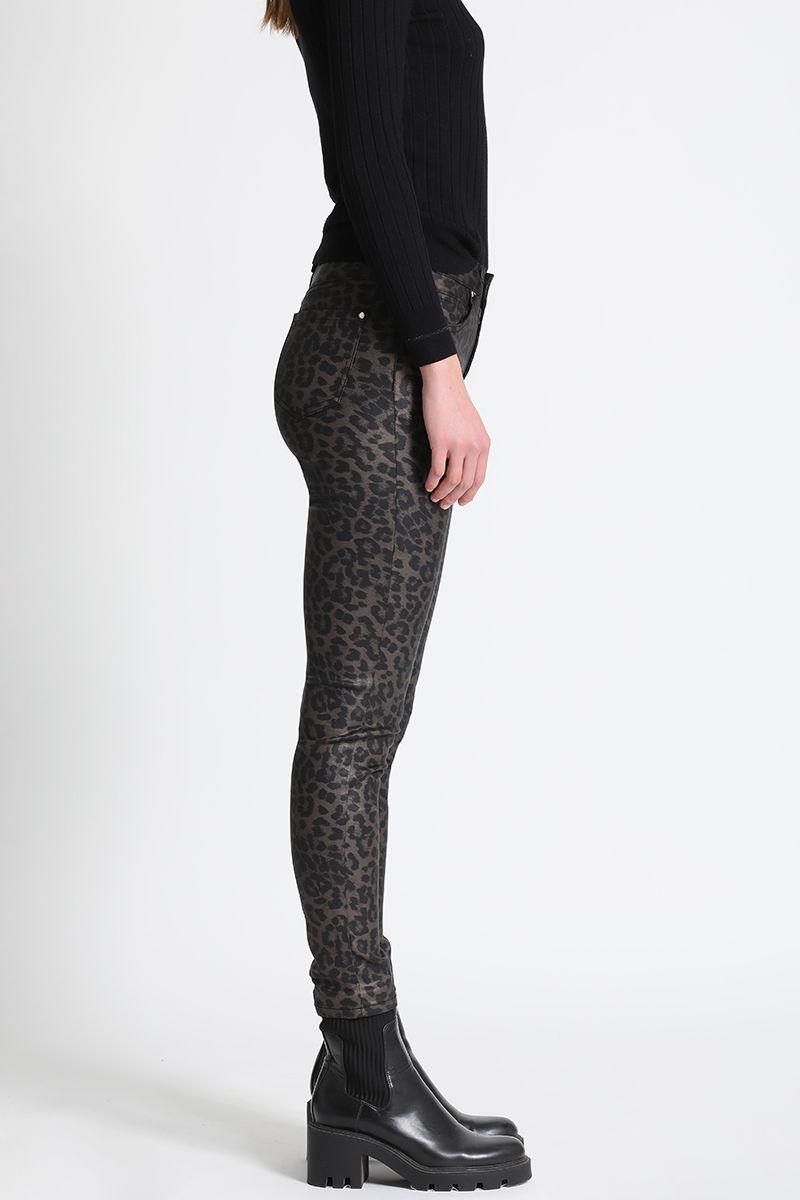 Jeans Mujer Skinny Negro Liola-4