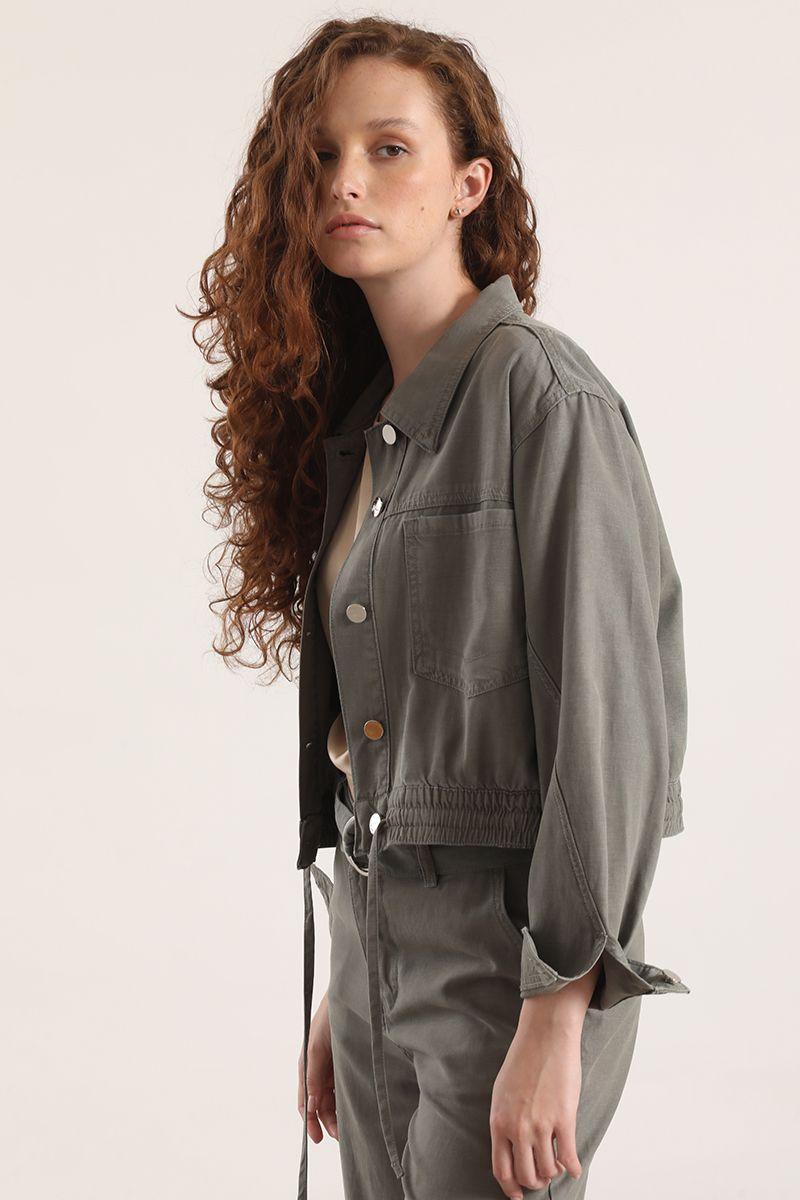 Cazadora lino liola mujer militar-2