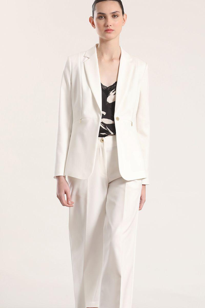 Pantalón ancho cropped Liola mujer crudo-1