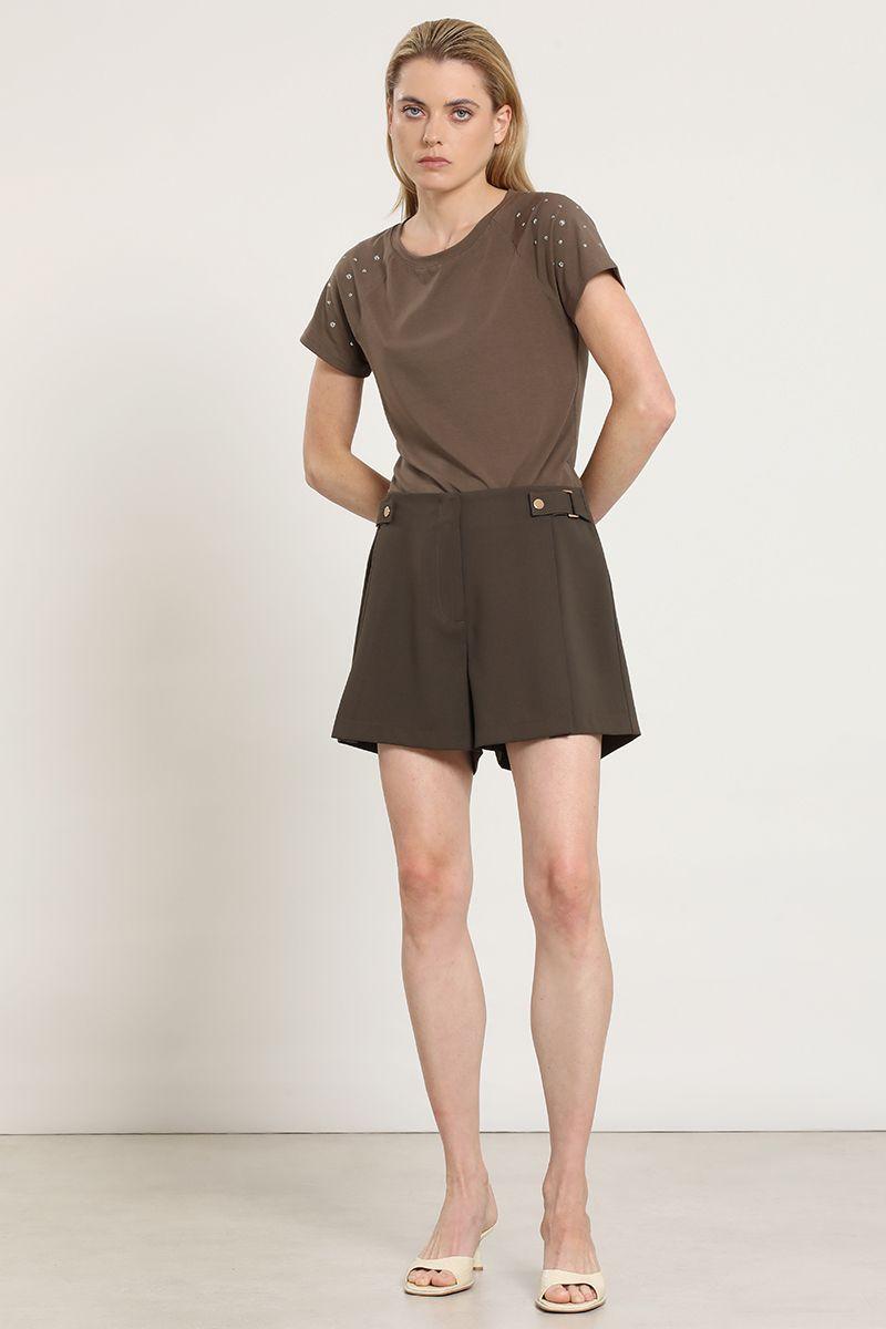 Short con pliegues, topo Liola-1