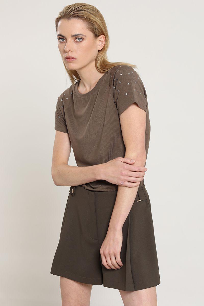 Short con pliegues, topo Liola-5