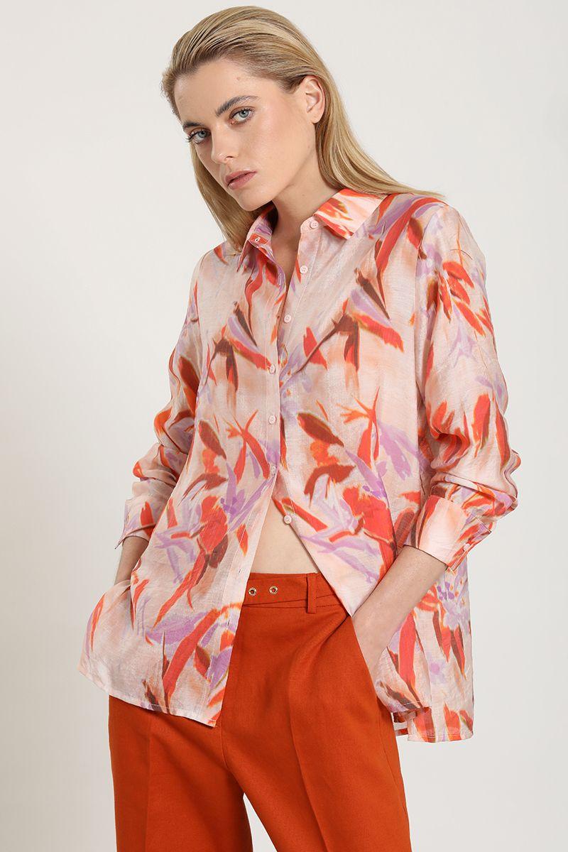 Blusa estampada, rosa Liola-0