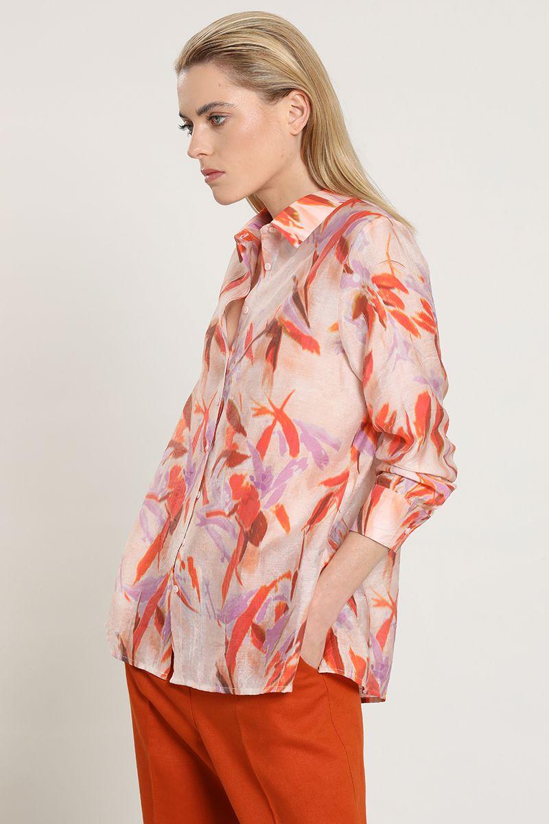 Blusa estampada, rosa Liola-2