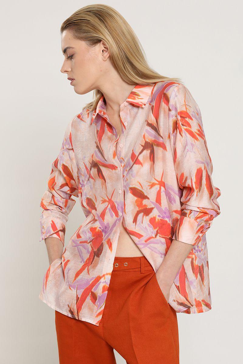 Blusa estampada, rosa Liola-4