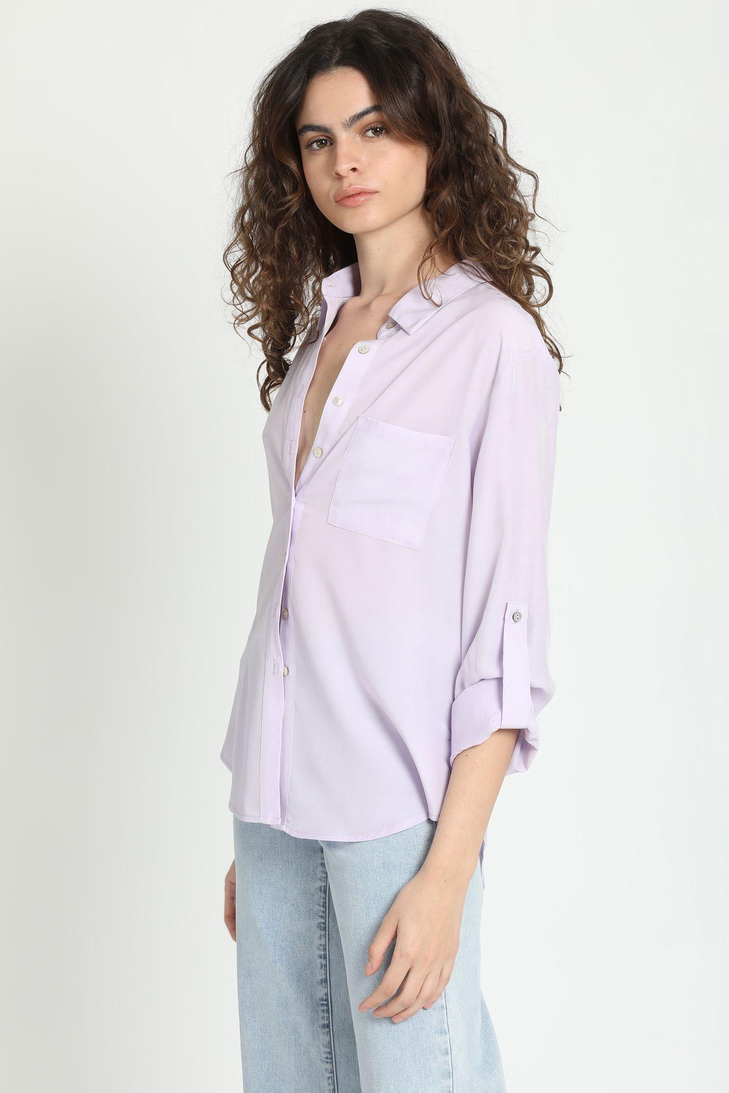 Camisa Basica Lila Liola-2