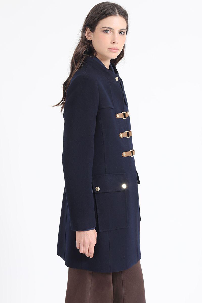 Chaqueton Tipo Montgomery, Muflon Azul Marino Liola-4