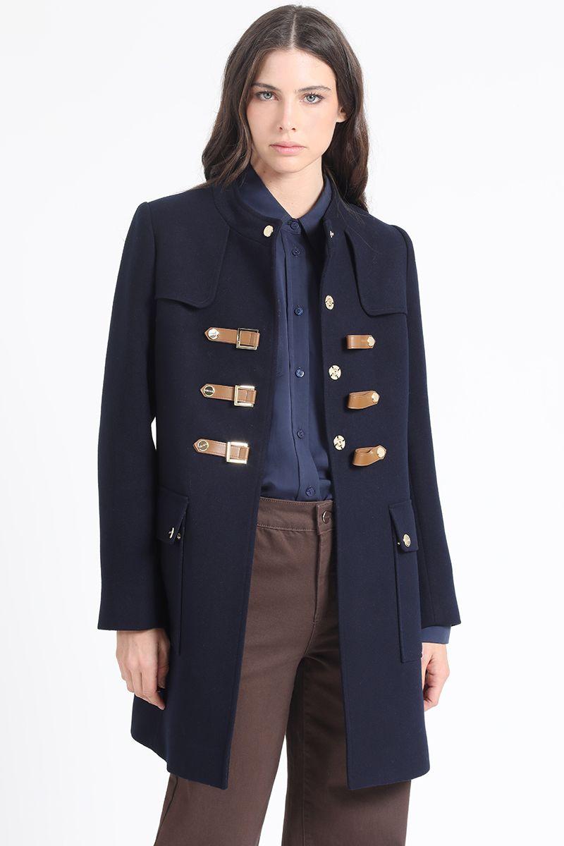 Chaqueton Tipo Montgomery, Muflon Azul Marino Liola-5