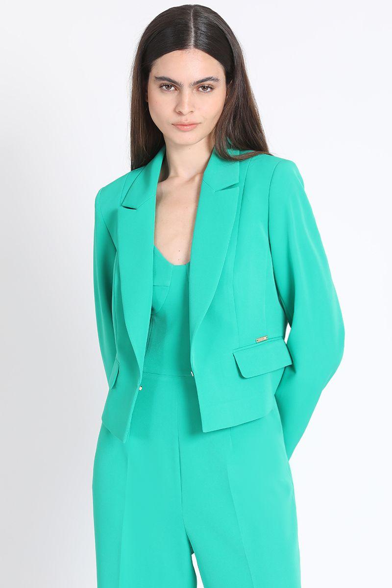 Blazer Crop Verde Liola-0