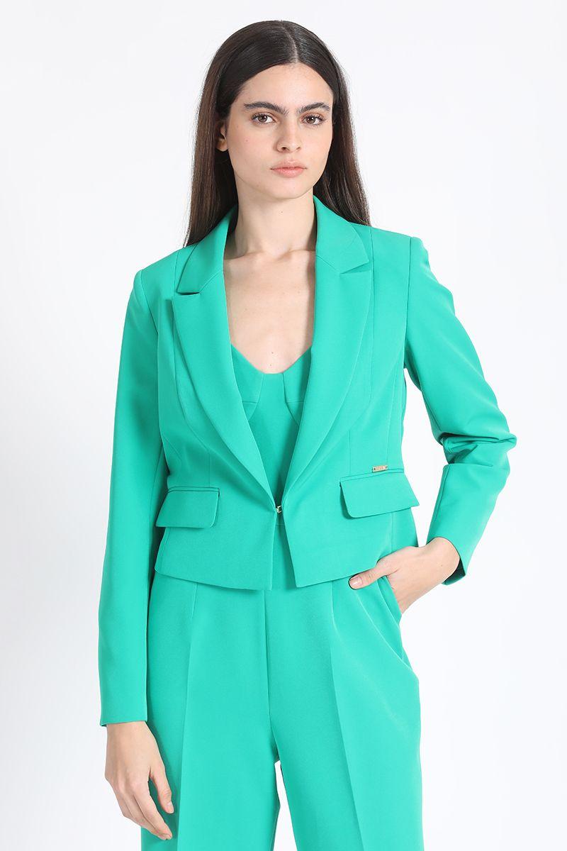 Blazer Crop Verde Liola-4