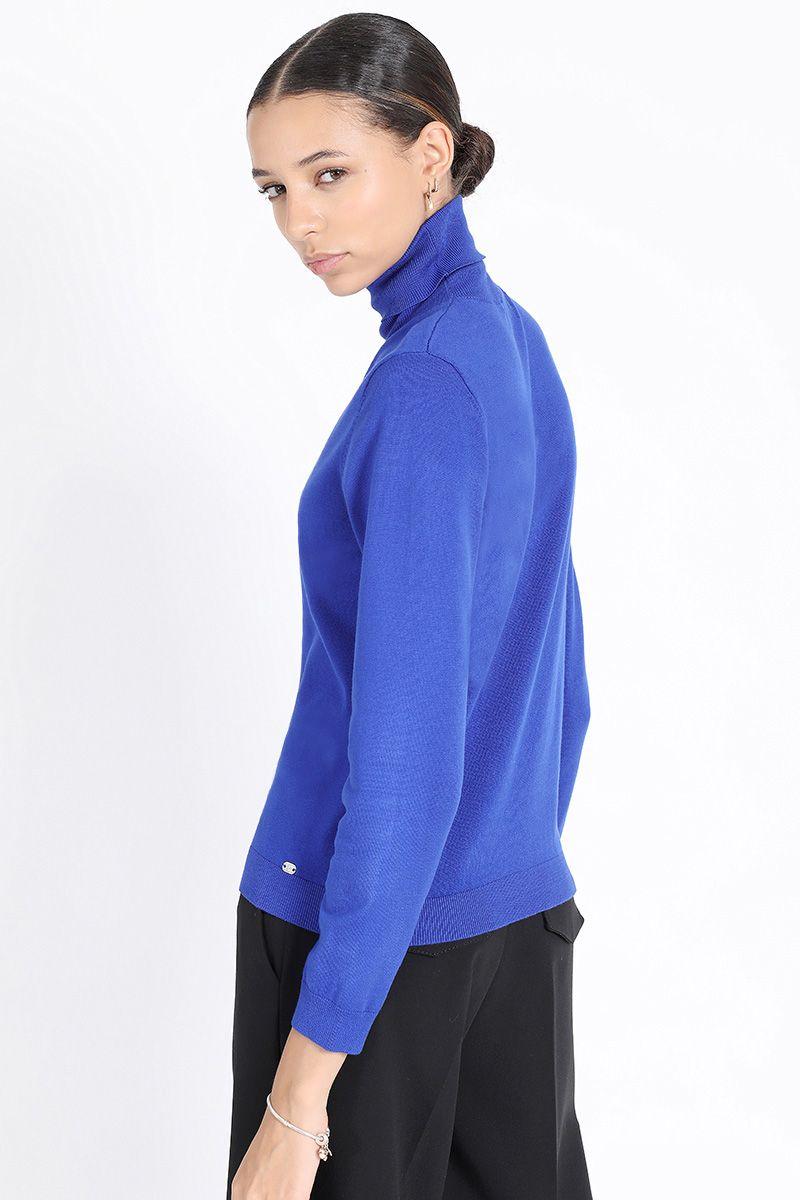 Tejido Punto Escote Boton Joya, Oceano Liola-4