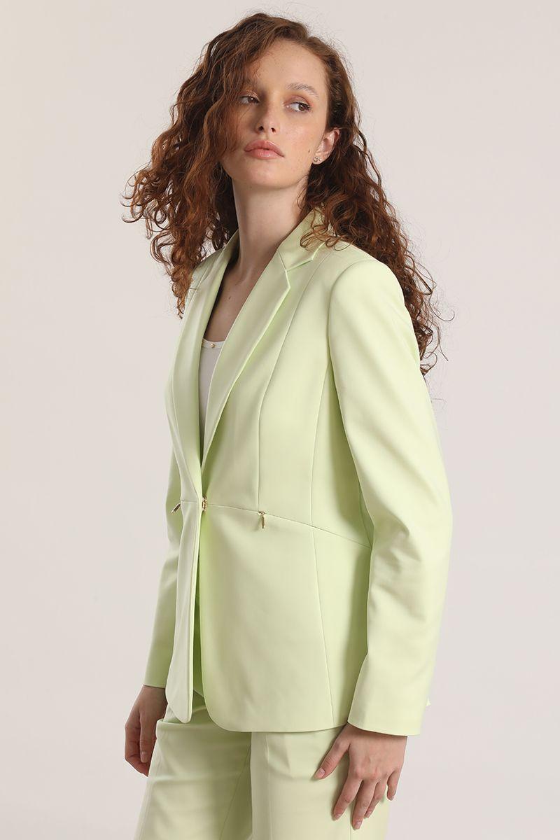 Blazer entallado Liola mujer pistacho-3