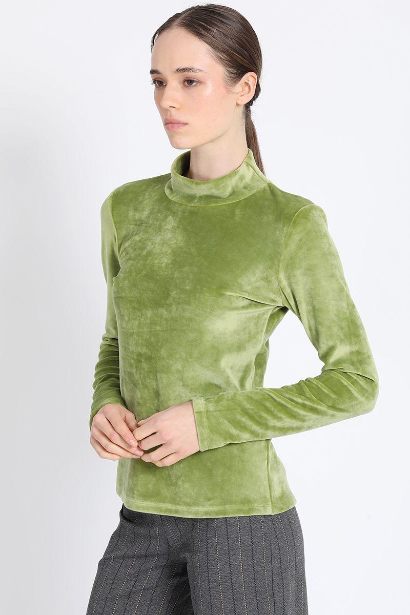 Beatle Terciopelo Verde Liola-0