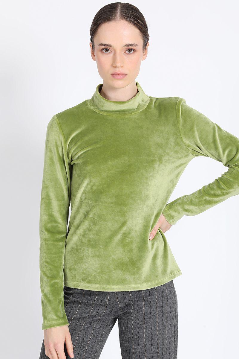 Beatle Terciopelo Verde Liola-2