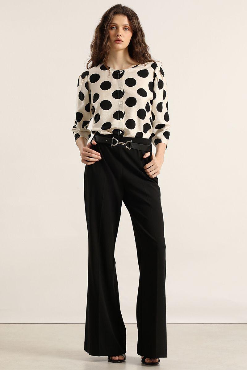 Blusa lunares grandes, beige Liola-6