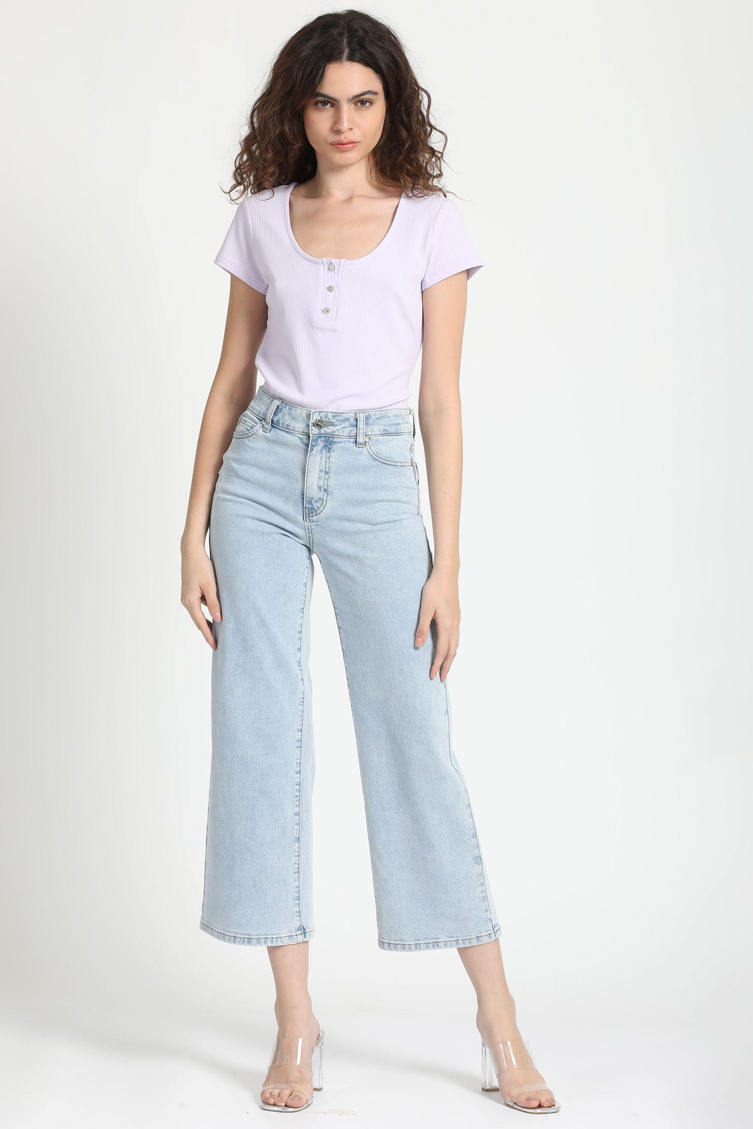 Polera Boton Joya, Lila Liola-6