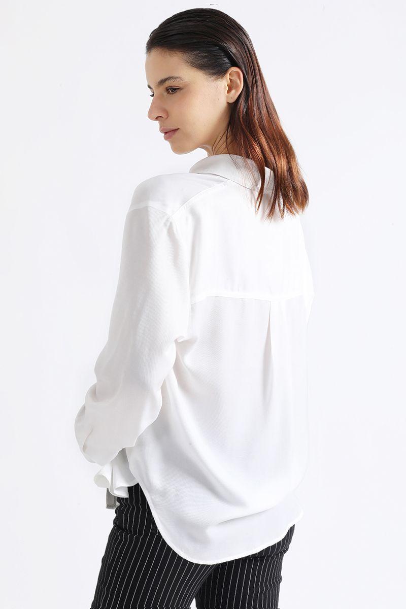 Camisa Recta Cortes, Crudo Liola-3