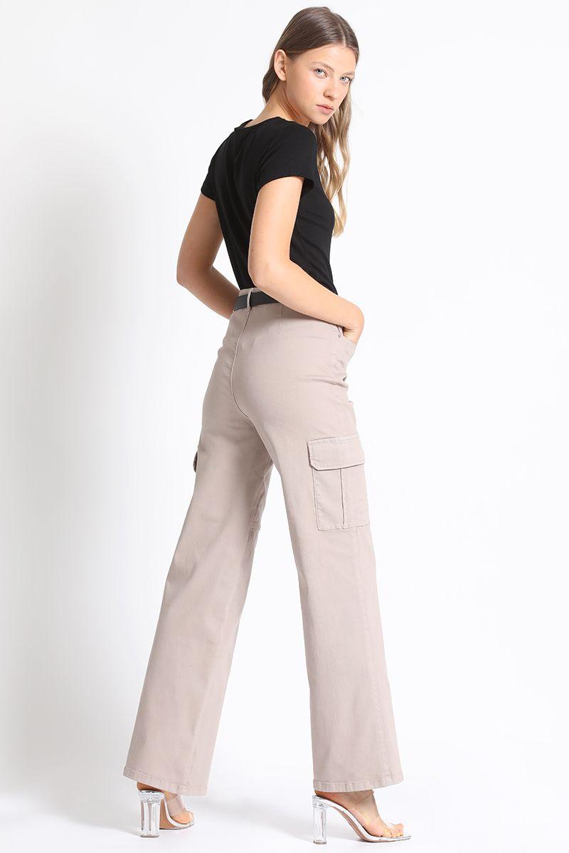 Pantalon Recto Cargo, Topo Liola-3