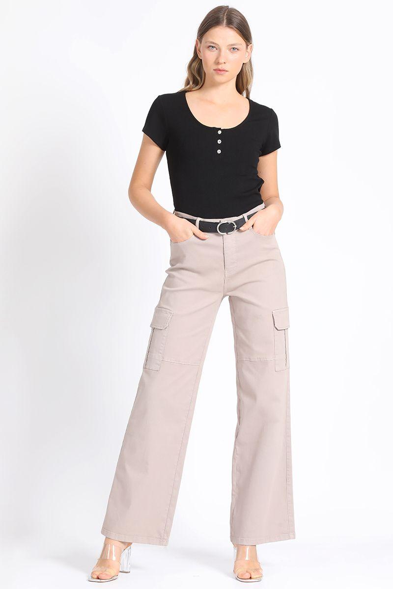 Pantalon Recto Cargo, Topo Liola-4