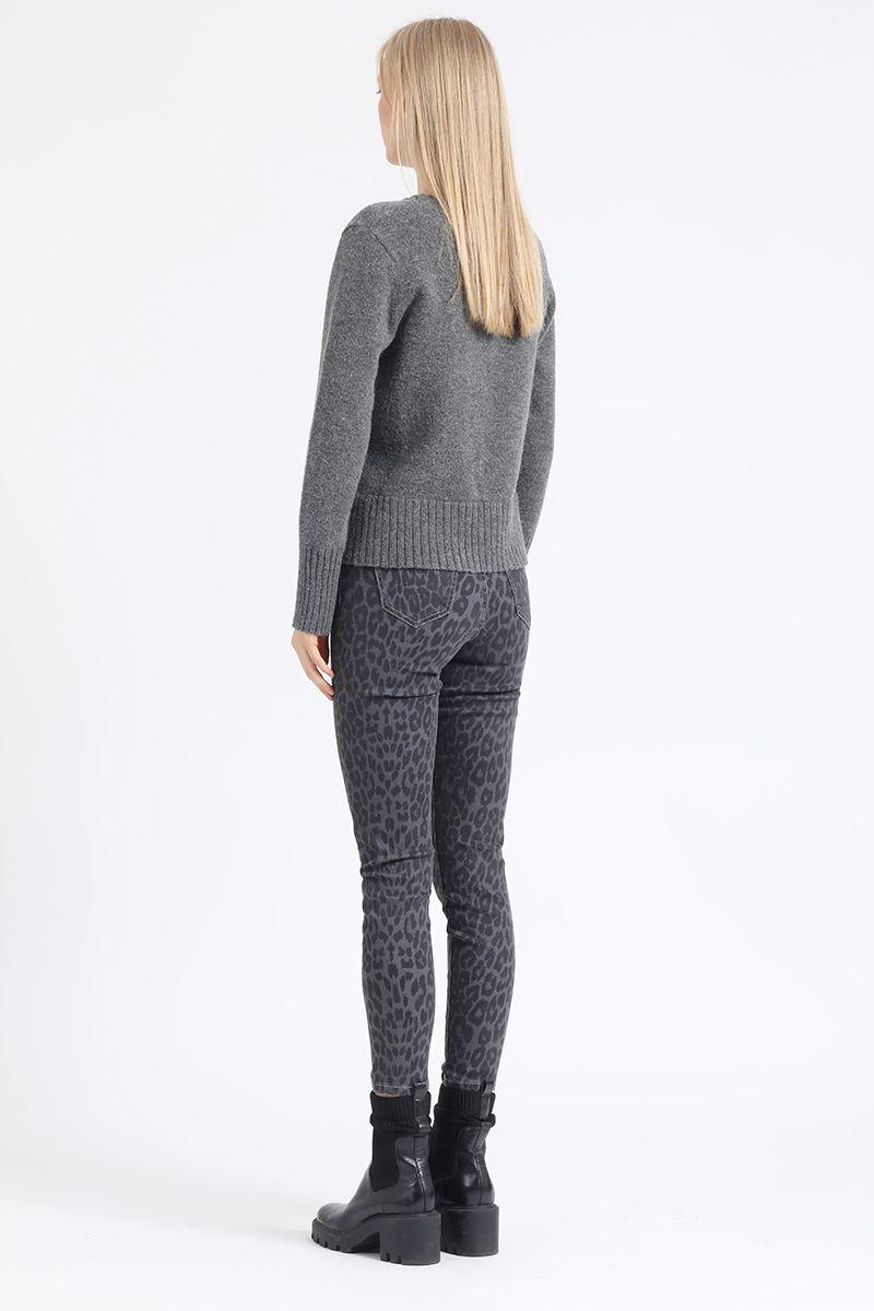 Pantalon Pitillo Tiro Medio, Estampado Liola-5