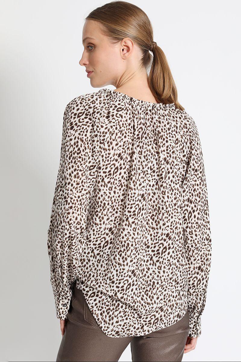 Blusa Estampada Crudo Liola-4