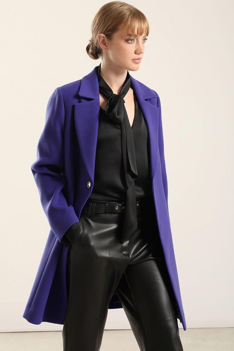 Abrigo Forro Estampado, Muflon Azulino Liola-5