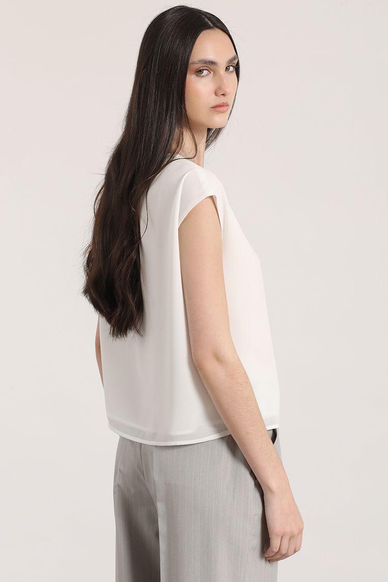 Top gasa Liola mujer crudo-5