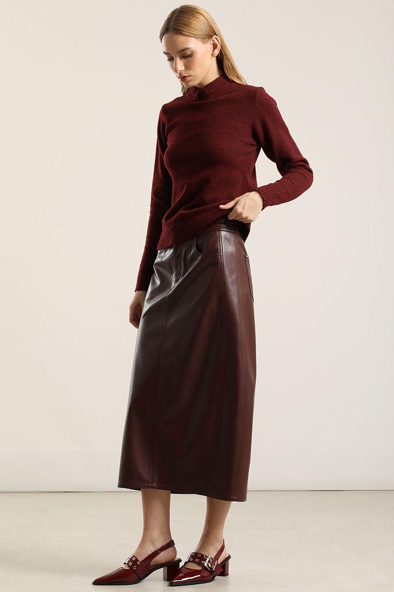 Jersey Punto Melange, Burdeo Liola-6