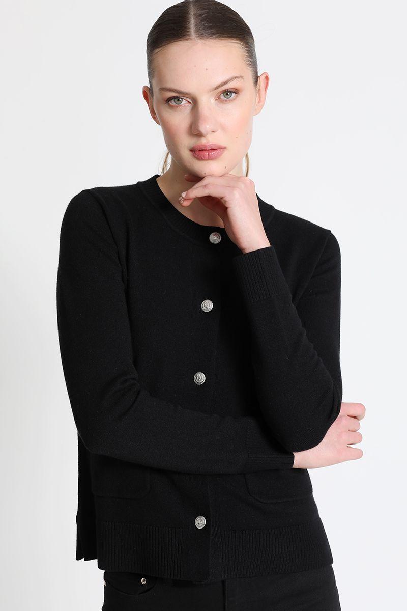 Tejido Mujer Basico Negro Liola-0