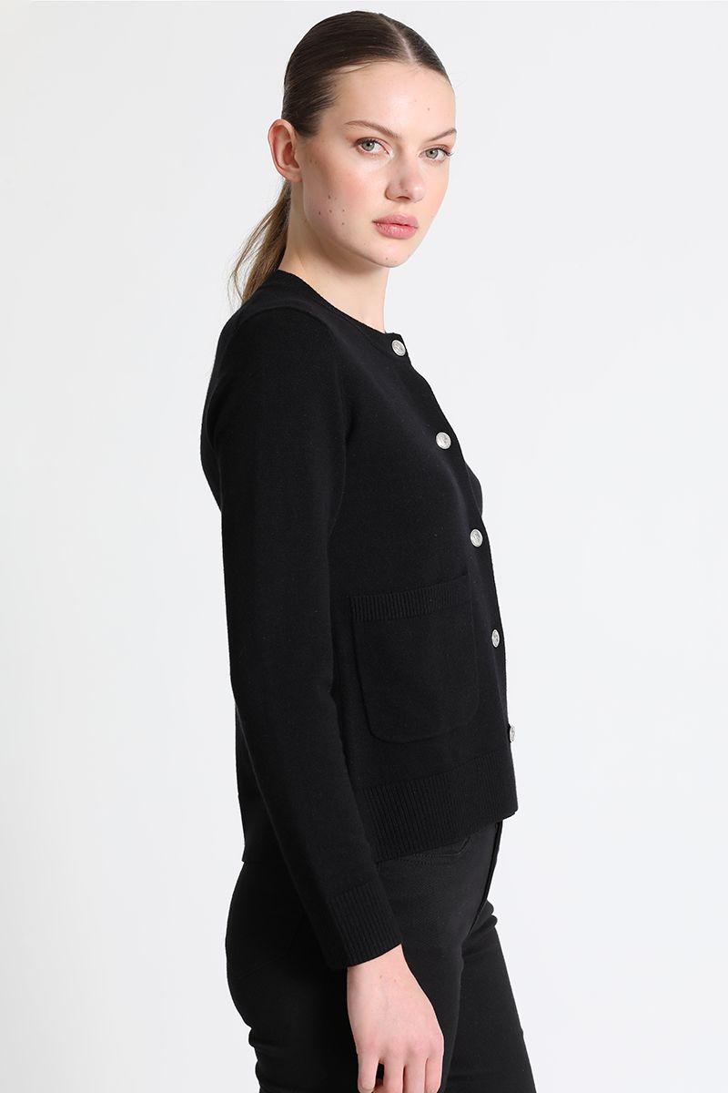 Tejido Mujer Basico Negro Liola-3