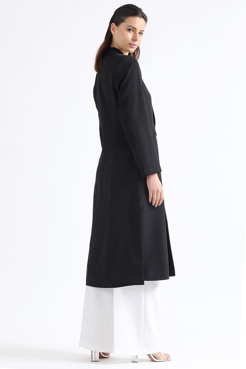 Chaqueta Larga Liviana, Negro Liola-2