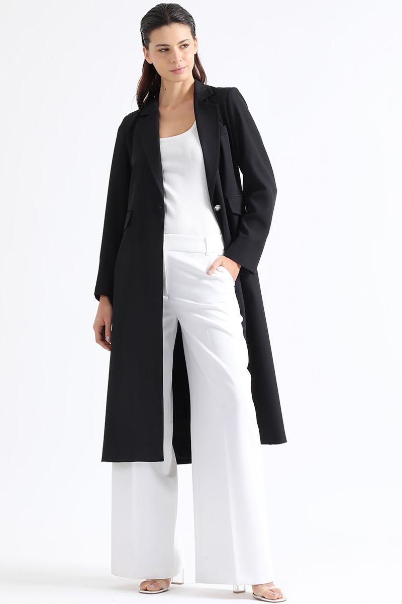 Chaqueta Larga Liviana, Negro Liola-3