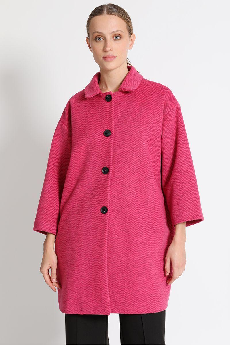 Chaquetón Medio Fantasia Fucsia Liola-1