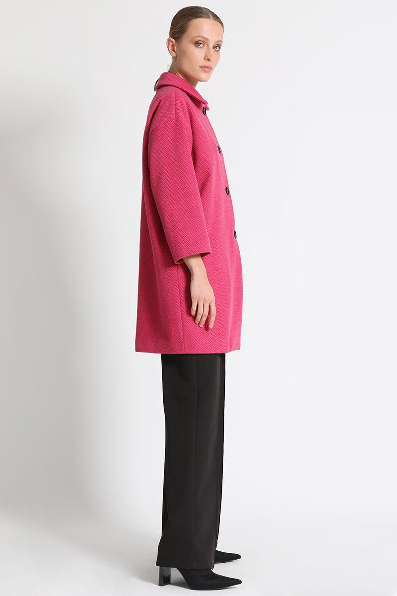 Chaquetón Medio Fantasia Fucsia Liola-3