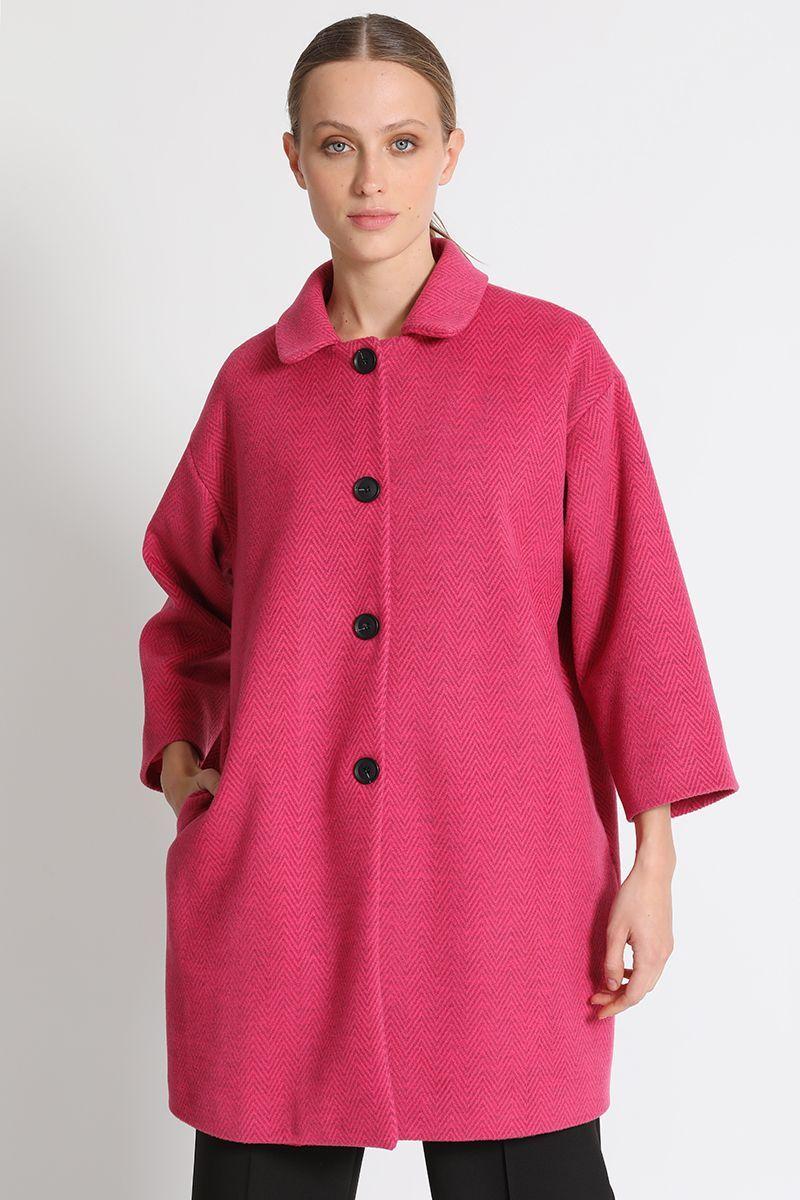 Chaquetón Medio Fantasia Fucsia Liola-0