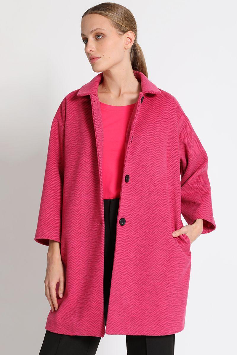 Chaquetón Medio Fantasia Fucsia Liola-4