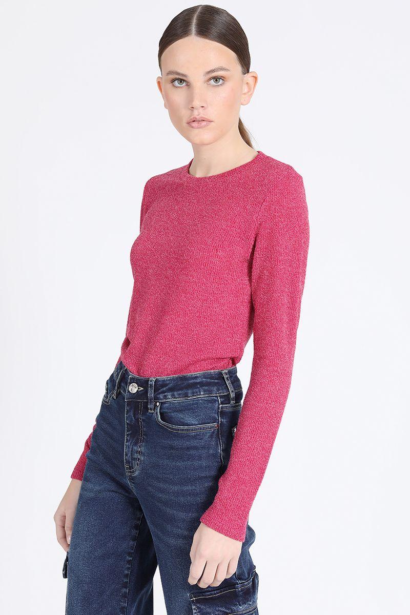 Polera Fantasia Fucsia Liola-1